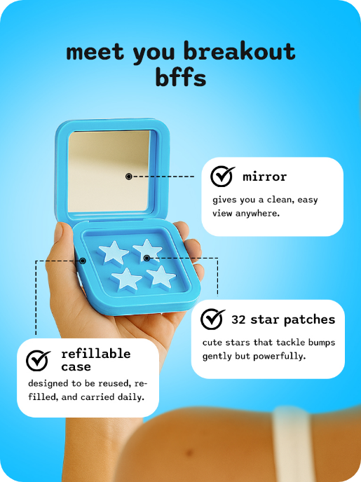 Dermple Mirror Blue Box