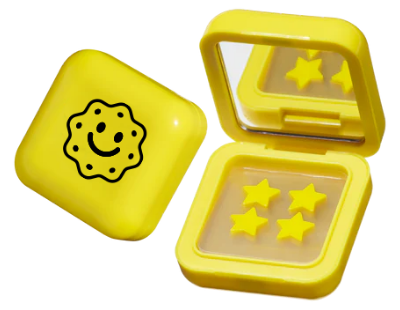 Dermple mirror box yellow
