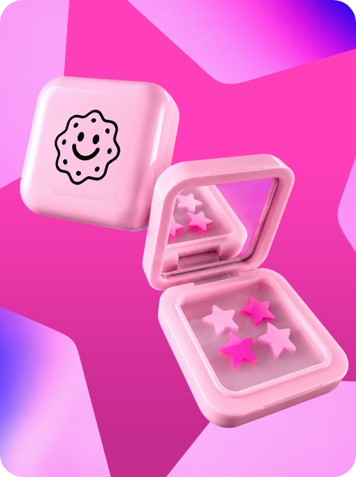 Dermple Mirror Pink Box